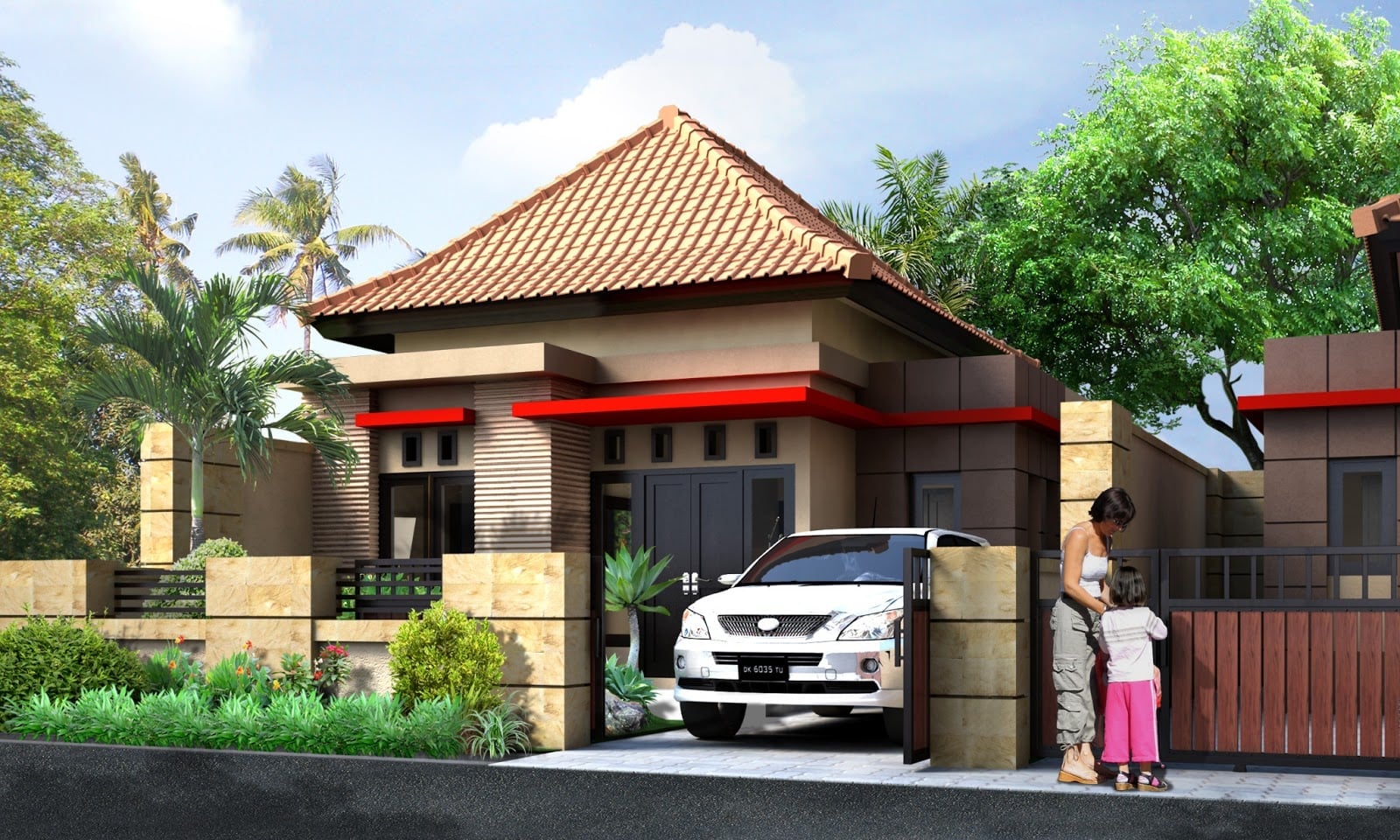 Unik Desain Rumah Sederhana Gaya Bali 71 Di Ide Merancang Interior Rumah untuk Desain Rumah Sederhana Gaya Bali