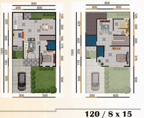 Wow Desain Rumah Sederhana 8x15 39 Dengan Tambahan Ide Dekorasi Rumah oleh Desain Rumah Sederhana 8x15