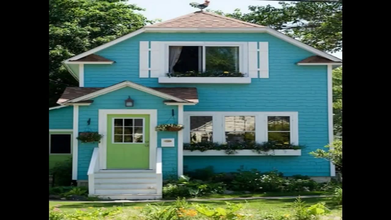 50 Rumah minimalis warna biru langit | Rumah Desain 2023