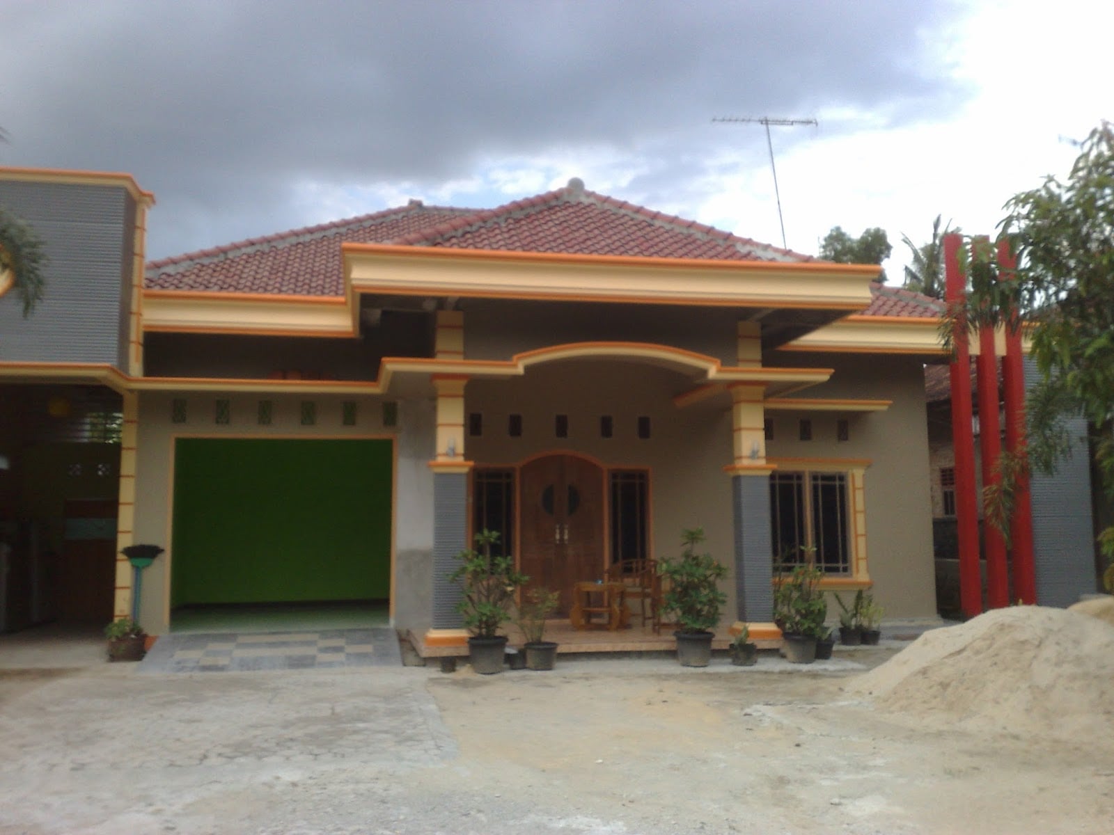 12 Ragam Seni Contoh Rumah Sederhana Di Kampung Terbaru dan Terlengkap