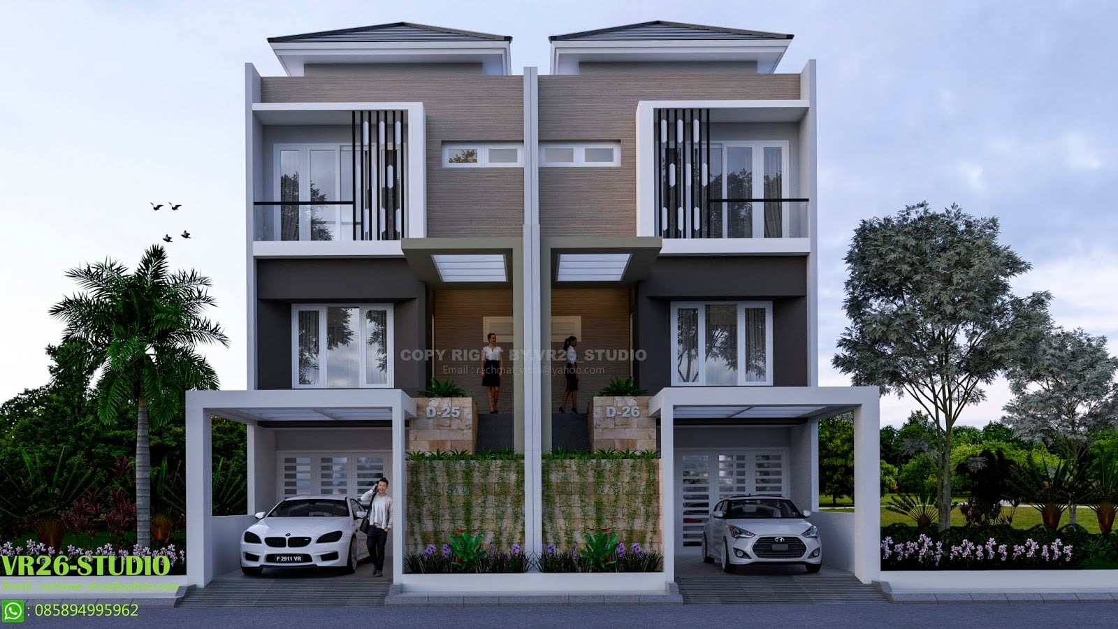 15 Terbaik Gambar Rumah Minimalis Modern 3 Lantai Paling Terkenal Arcadia Design Architect