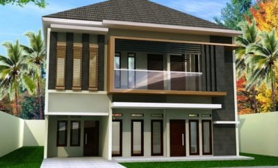 16 Kumpulan Desain Warna Cat Exterior Rumah Minimalis Trend Masa Kini