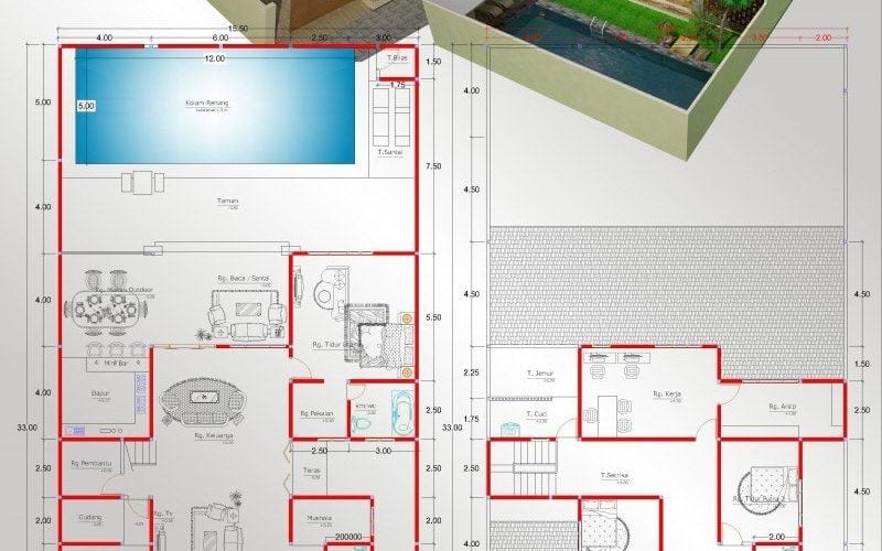 17 Populer Rumah Minimalis 5 Kamar Tidur Terbaru 2020