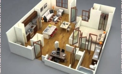 17 Terbaik Desain Rumah 2 Kamar Terbaru dan Terlengkap