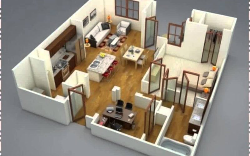 17 Terbaik Desain Rumah 2 Kamar Terbaru dan Terlengkap