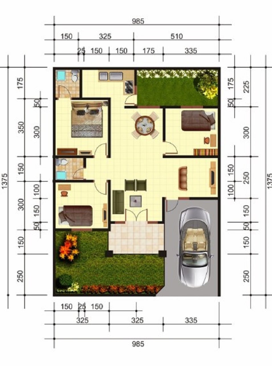 17 Terindah Desain Denah Rumah Minimalis Yang Wajib Kamu Ketahui