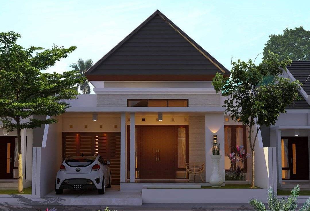 18 Ide Cantik Desain Rumah Desa Trend Masa Kini