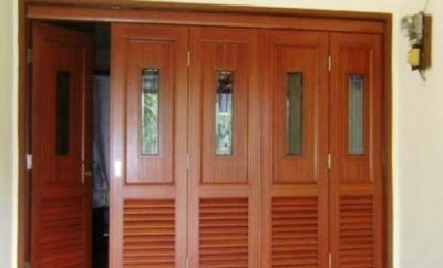 21 Ide Cantik Model Pintu Garasi Kreatif Deh