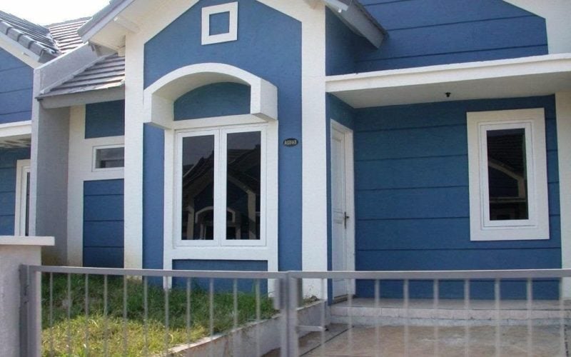 21 Terindah Warna Cat Rumah Depan Paling Populer di Dunia