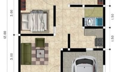 22 Ragam Seni Desain Denah Rumah Minimalis Trend Masa Kini