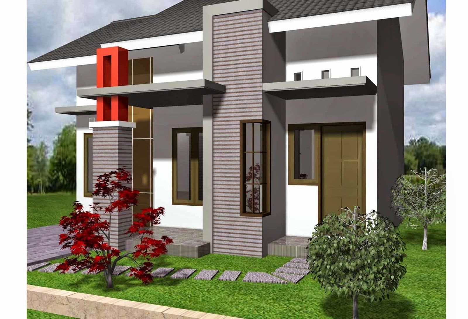 23 Terbaik Contoh Model Rumah Minimalis Terbaru 2020