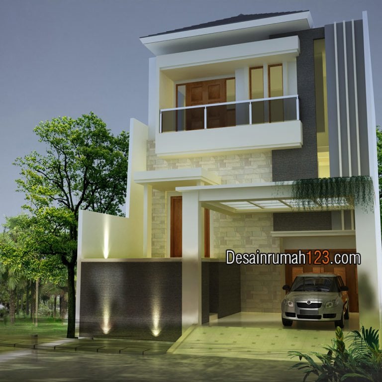 Rumah Minimalis 3 Lantai Lebar 6 Meter Arcadia Design 