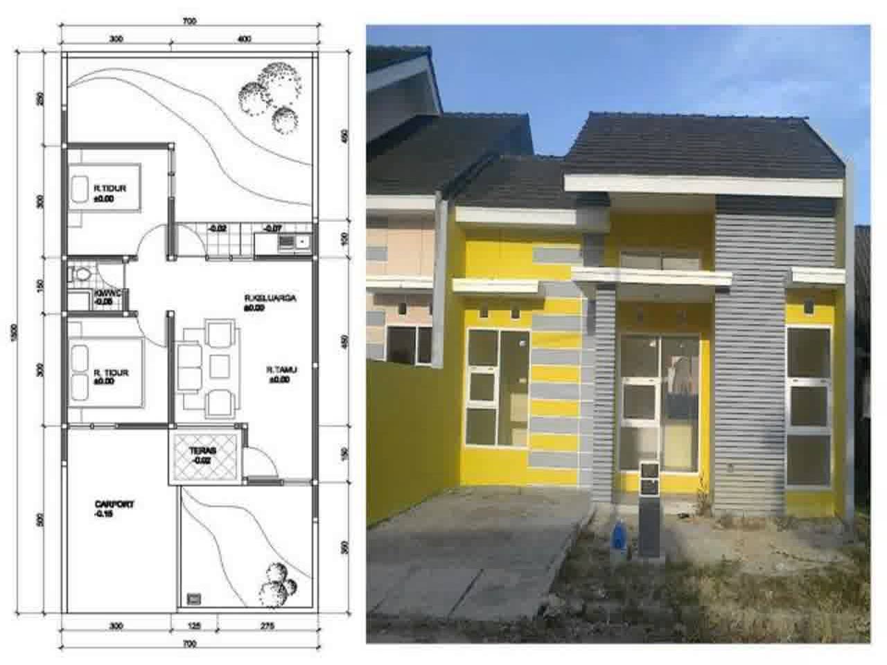 24 Terindah Rumah Minimalis Ukuran 5×12 Istimewa Banget