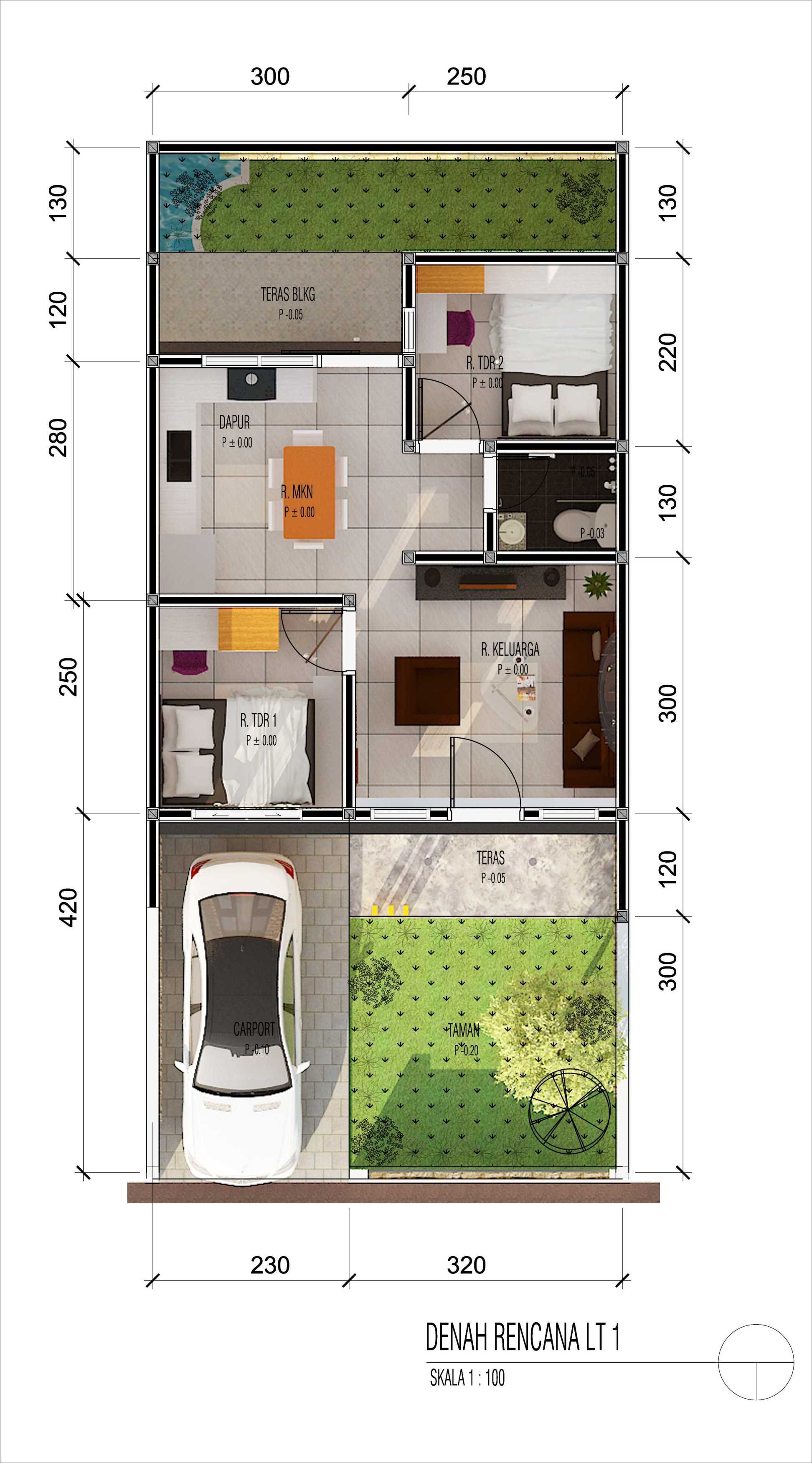 27 Terbaik Denah Rumah Tipe 36 Terbaru dan Terlengkap