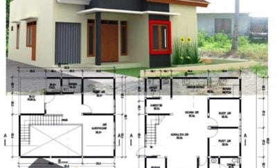 28 Ide Cantik Denah Rumah Minimalis Sederhana Terbaru 2020