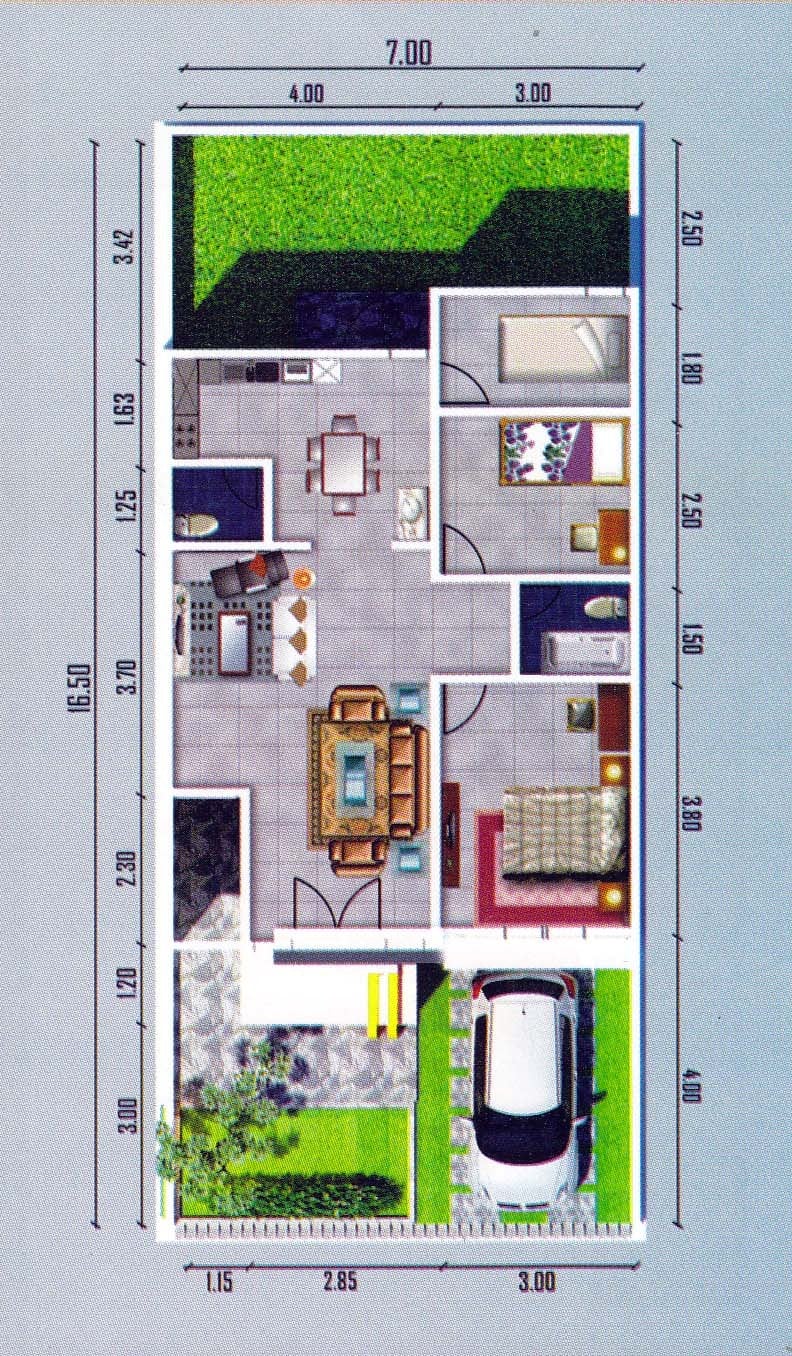 29 Inspirasi Rumah Minimalis 7 X 12 Paling Populer di Dunia