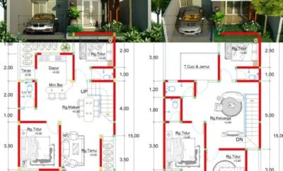 29 Trendy Desain Rumah Minimalis Dua Tingkat Kreatif Deh