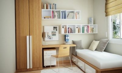 32 Ide Cantik Desain Kamar Tidur Kecil Terbaru dan Terlengkap