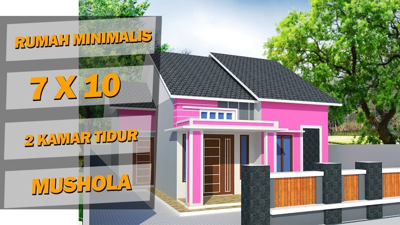 32 Ragam Seni Rumah Minimalis Pink Terbaru 2020