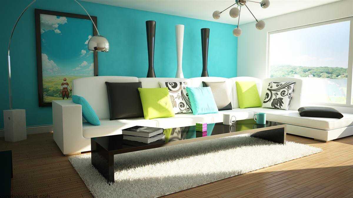 36 Inspirasi Desain Warna Cat Ruang Tamu Minimalis Percantik Ruangan Istimewa Banget