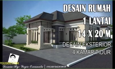 37 Kumpulan Model Rumah Minimalis 4 Kamar Tidur Terbaru 2020