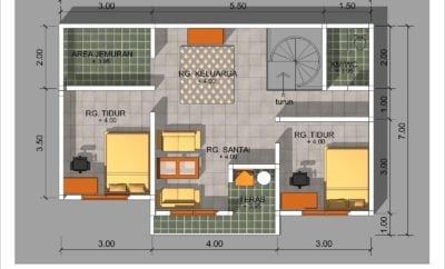 39 Ide Cantik Rumah Minimalis 6×10 Yang Belum Banyak Diketahui