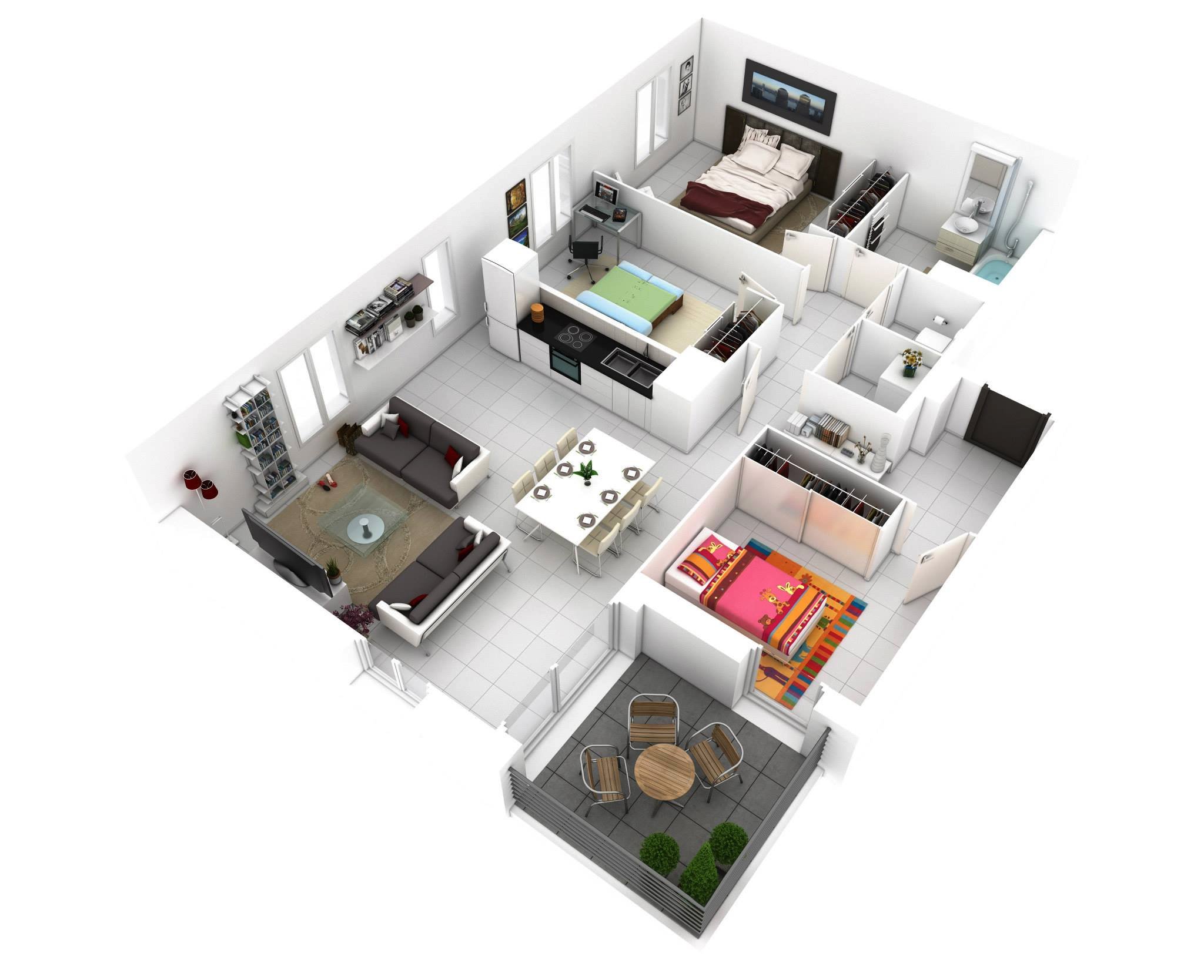 39 Terbaik Desain Rumah Minimalis Modern 3d Istimewa Banget