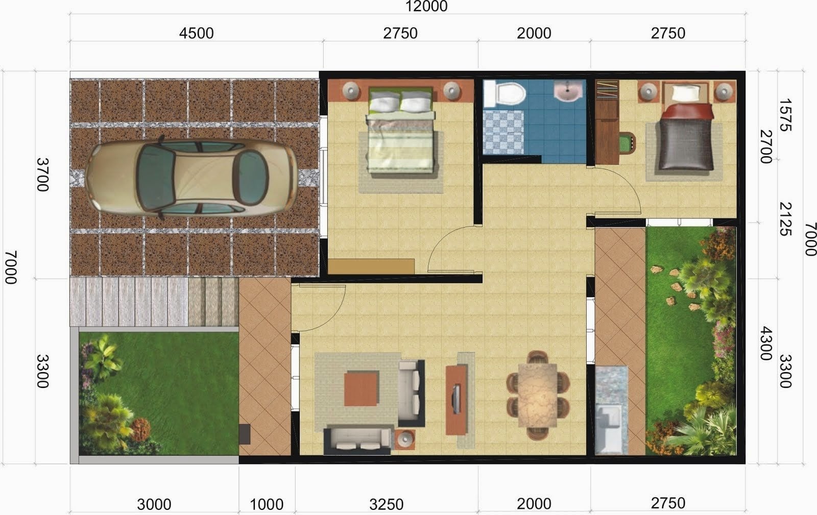 39 Terindah Rumah Minimalis 7×9 Istimewa Banget