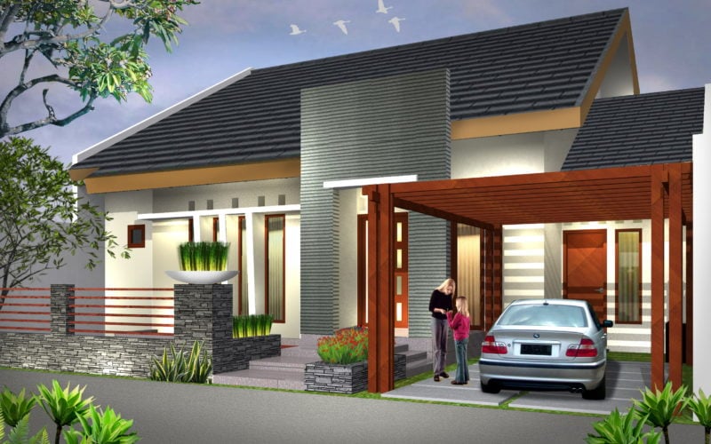 40 Kumpulan Model Rumah Minimalis Gambar Trend Masa Kini