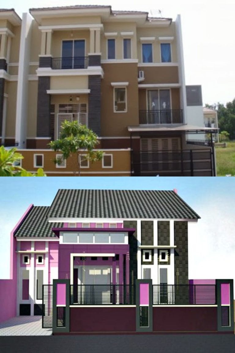 Cat Rumah Minimalis Bagian Luar Arcadia Design Architect