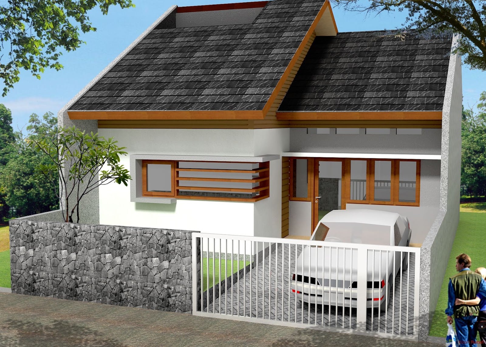 43 Gambar Desain Atap Rumah Terbaru 2020