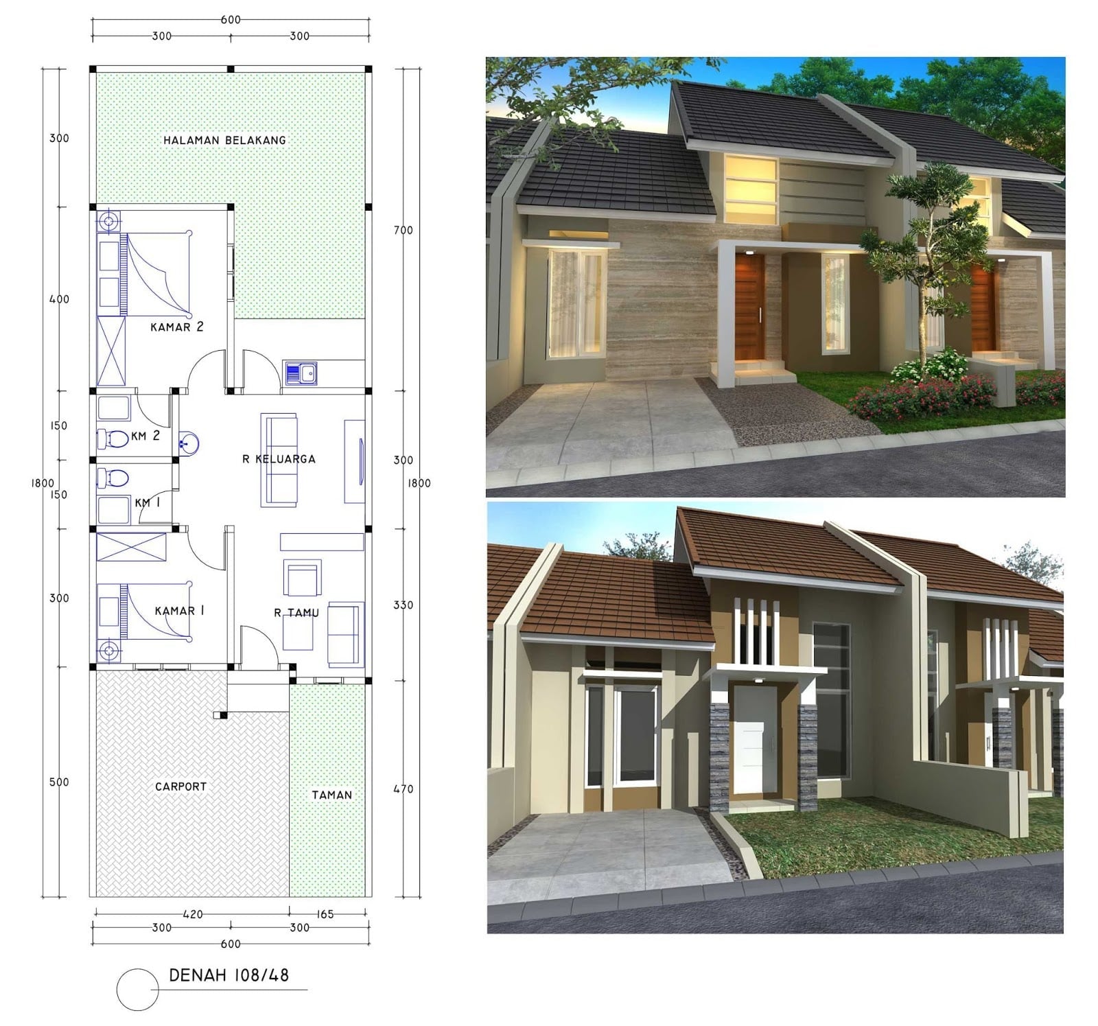 45 Ide Cantik Rumah Minimalis 5×9 Paling Banyak di Cari