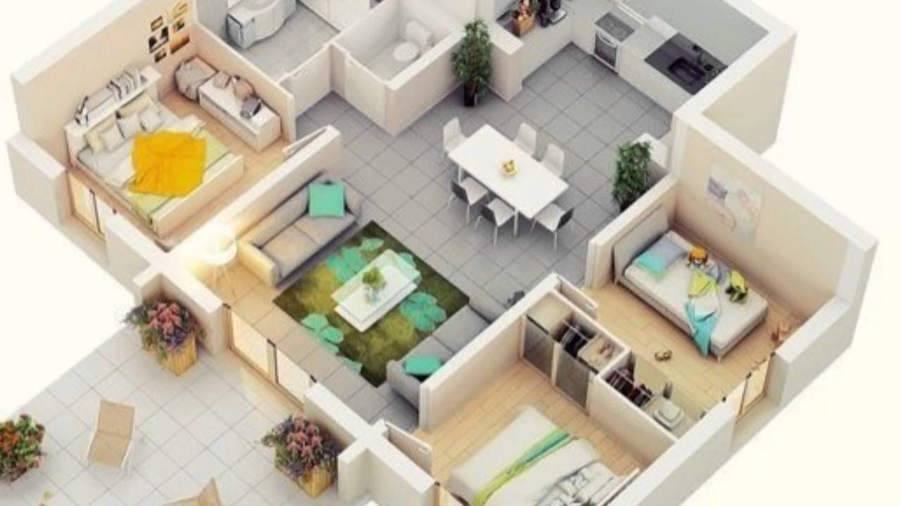 45 Terbaik Model Rumah Minimalis Kamar 3 Trend Masa Kini