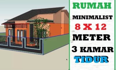 45 Terindah Desain Rumah Ukuran 8×12 Istimewa Banget