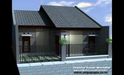 Desain Fasad Eksterior Rumah Mungil Cantik Minimalist - Arcadia Design