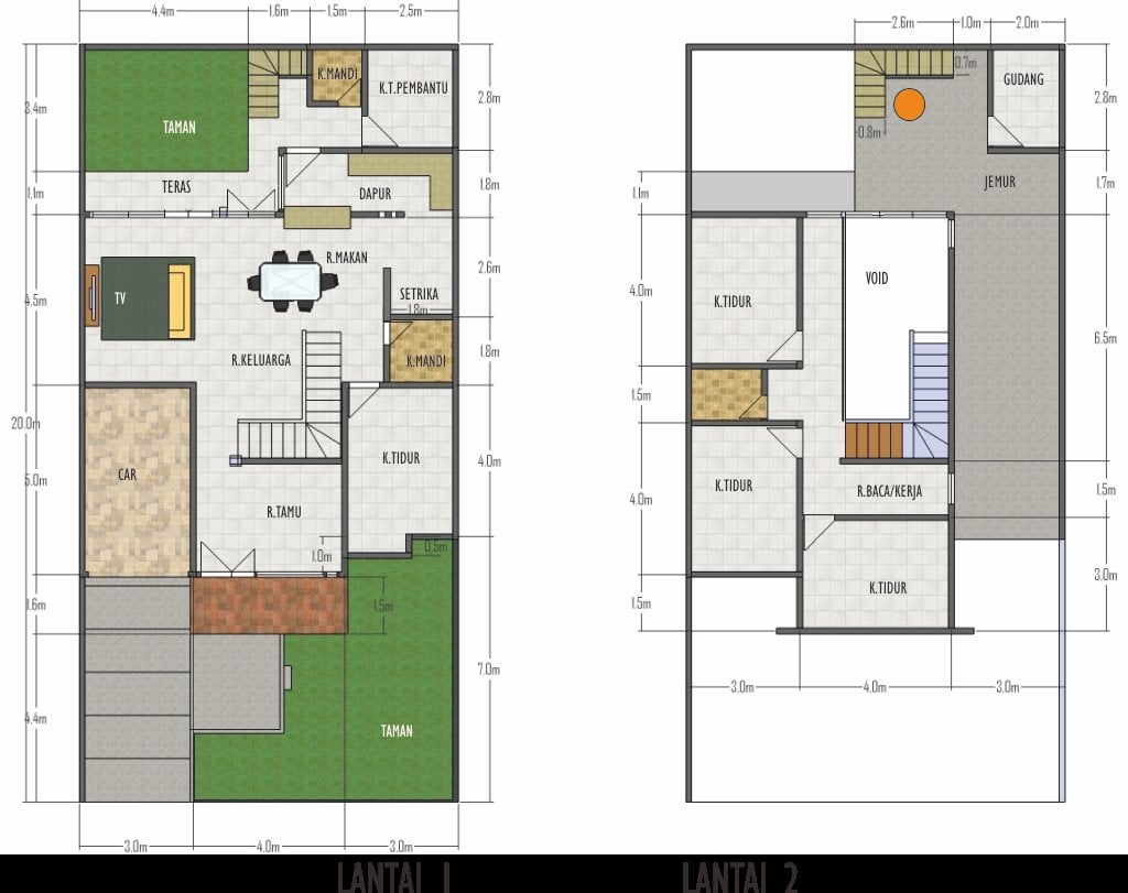 50 Kumpulan Desain Rumah Minimalis 10×20 Istimewa Banget