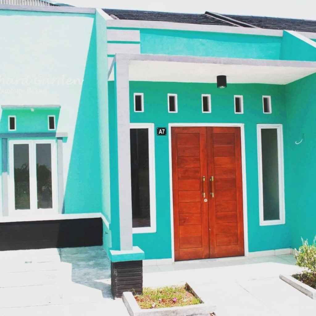 51 Ide Cantik Rumah Minimalis Warna Biru Istimewa Banget