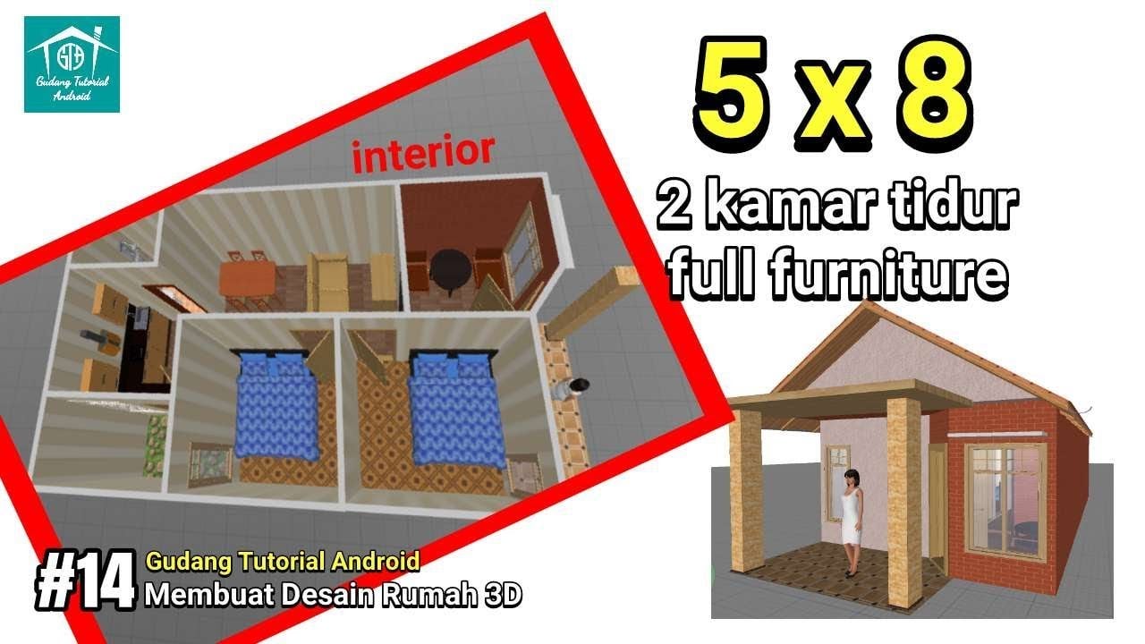 53 Populer Rumah Minimalis 5 X 8 Istimewa Banget