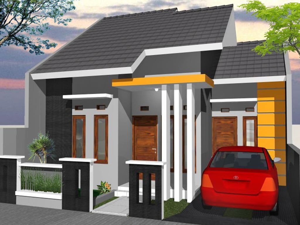 58 Ide Cantik Tampak Depan Rumah Minimalis Type 36 Terbaru 2020