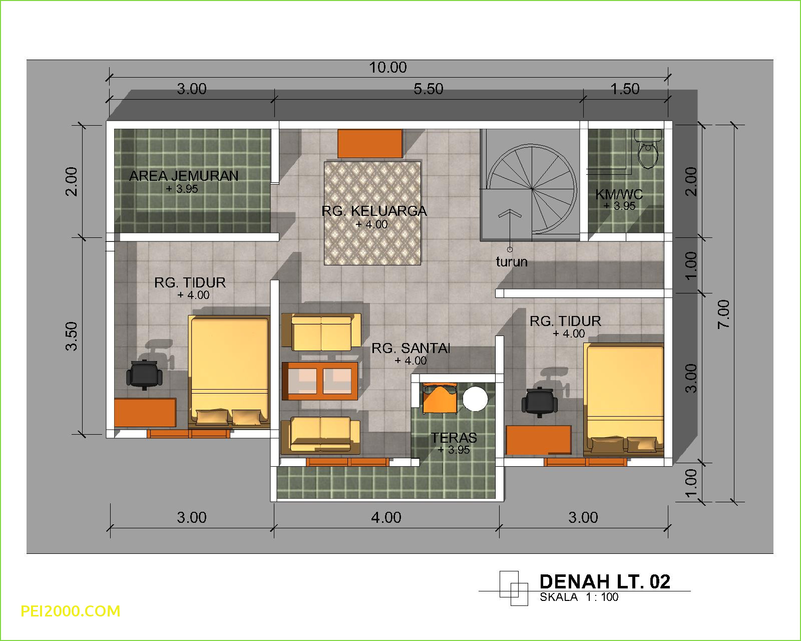 Rumah Minimalis Ukuran 810 Arcadia Design Architect