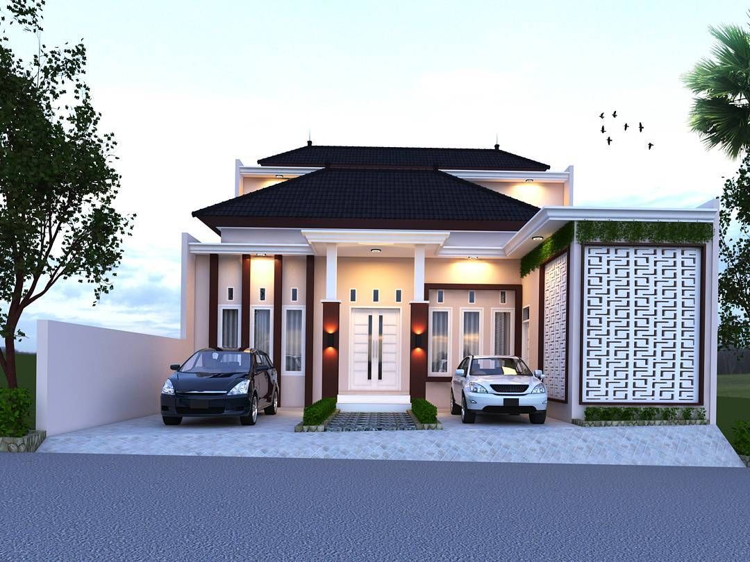 62 Ragam Seni Tampak Depan Rumah Modern Kreatif Deh