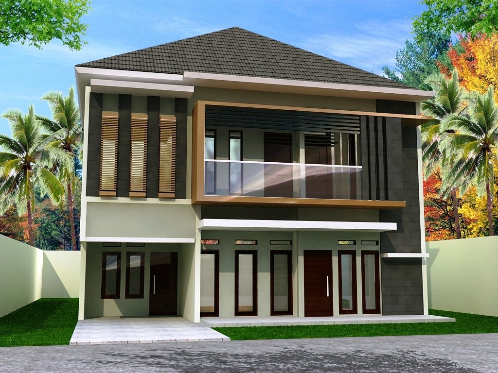 63 Ide Cantik Fasad Rumah Minimalis Istimewa Banget
