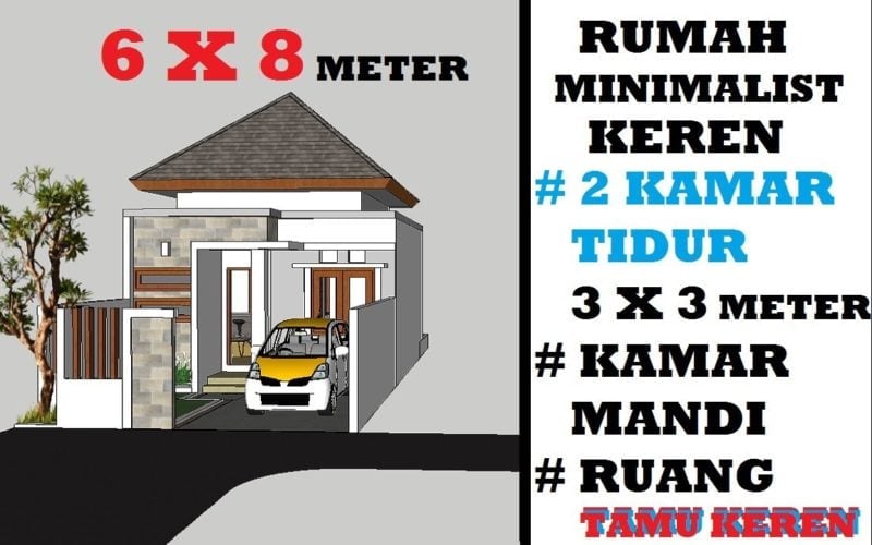 63 Terbaik Rumah Minimalis Ukuran 6×8 Paling Populer di Dunia