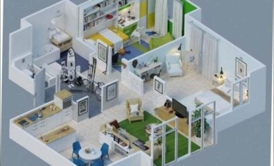 64 Populer Denah Rumah Minimalis 1 Lantai 4 Kamar Tidur Terbaru 2020