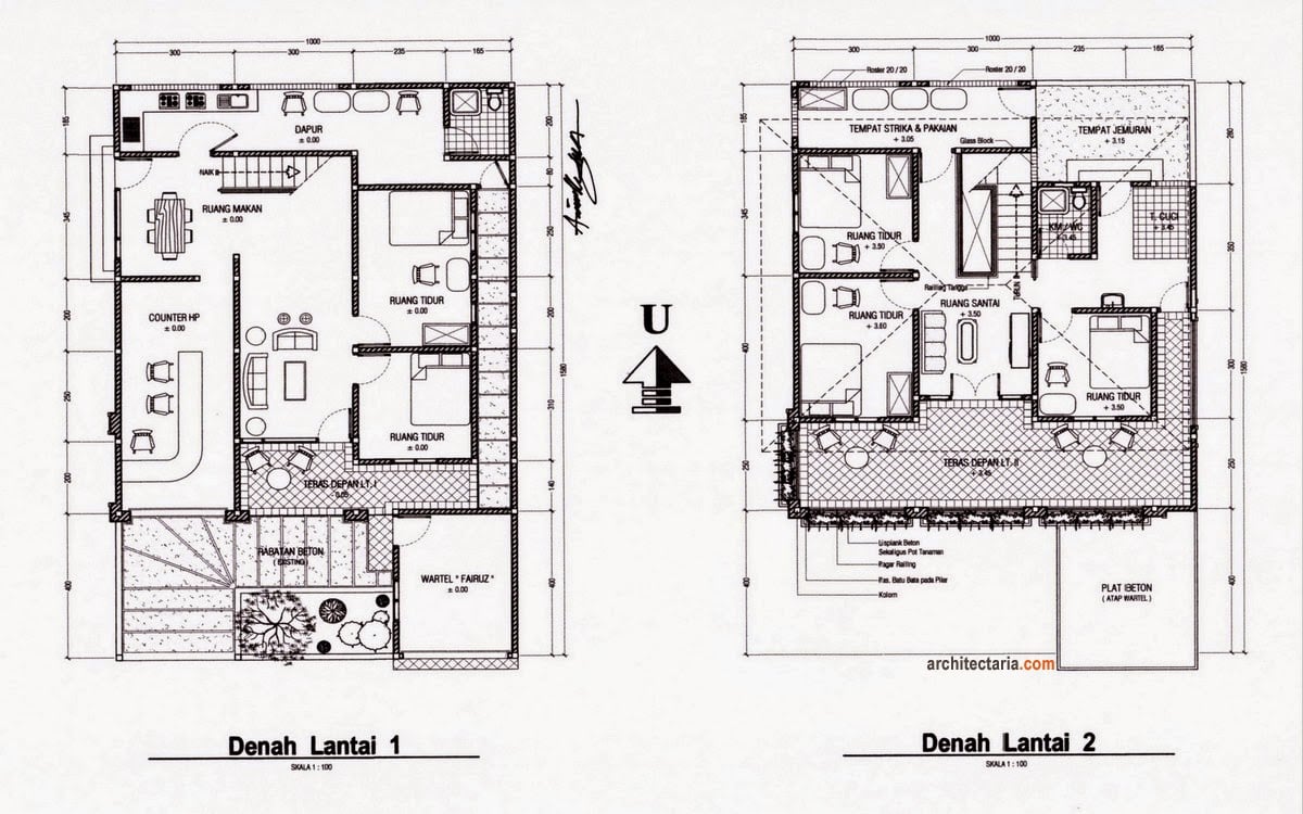 65 Inspirasi Sketsa Arsitek Rumah 8×12 Paling Banyak di Cari