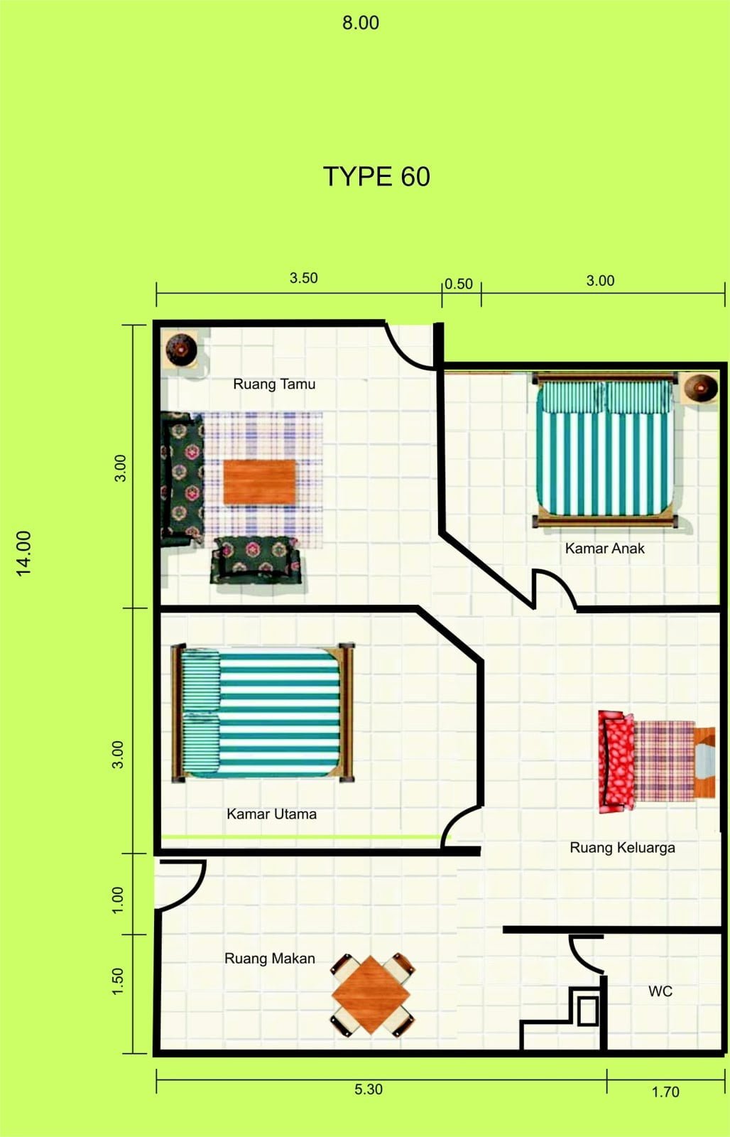 69 Trendy Desain Rumah Minimalis 5×7 Trend Masa Kini