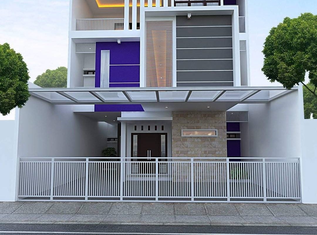 74 Populer Rumah Minimalis Modern 2 Lantai Tampak Depan Istimewa Banget