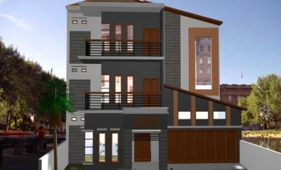 81 Inspirasi Gambar Rumah Minimalis Modern 3 Lantai Trend Masa Kini