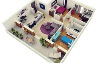 84 Trendy Denah Rumah Minimalis 3 Kamar Tidur 3d Yang Belum Banyak Diketahui