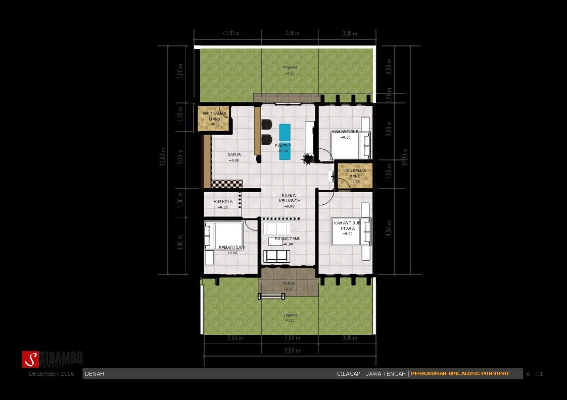 85 Populer Desain Rumah Minimalis 9 X 12 Kreatif Deh